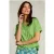 River Woods Green V-neck Blouse With Pocket Green