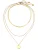 Hey Happiness Ketting ‘Triplé’  goud