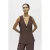 OBJECT gilet donkerbruin