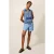 White Stuff Flowing Graes Jersey Shirt Blue Printed