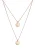 ELLI Ketting ‘Kreis’  rose-goud