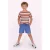 B.Nosy regular waist sweatshort blauw