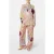 Scotch & Soda Gia – Mid Rise Wide Leg Elasticated Trousers Abstract Sun Pi