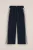 WE Fashion – Jongens loose fit joggingbroek met streep en embroidery – Donkerblauw –
