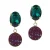 Otazu gold plated oorbellen met Swarovski Kristallen