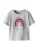 NAME IT Shirt  grijs gemêleerd / lila / donkerlila / karmijnrood
