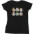Li-cense Disney dames mickey mouse and friends gezichten katoenen t-shirt