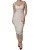 Mesh Overlay Midi-jurk