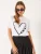 Bianco Lucci Shirt  zwart / wit