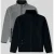 Heren Pluche Rits-Voorkant Sweatshirt