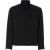 Zwarte Satijnen Sweatshirt