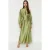 Trendyol Modest Dames Groen Effen Maxi Lang Stijlvol/Avond A-lijn Modest Avond Jurken