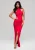 Ombre Avondjurk  rood