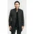 AllSaints Hargrove Coat Charcoal Grey
