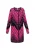 IZIA Gebreid vest  pink / zwart