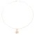 Orphelia Dames 925 Sterling Zilveren Ketting met Hanger – Roze ZH-6017/1