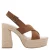 MANGO TEEN espadrille sandalen bruin