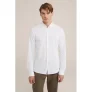 WE Fundamentals slim fit overhemd met stretch wit