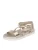 FREUDE Sandalen met riem ‘AMELINE’  platina