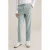 WE Fashion tapered casual broek lichtgroen