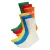 ADIDAS ORIGINALS Sokken ‘Trefoil’  blauw / geel / groen / oranje / rood / wit