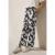 Cecil Dames Broek met gedessineerde Wide Legs in Grijs