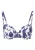 LingaDore Bikinitop  blauw / wit
