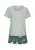 LASCANA Korte pyjama  groen gemêleerd / gemengde kleuren