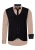 Shirt with vest and tie set of 3