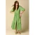 Sissy-Boy katoenen midijurk – groen