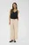 Casual broek Loose fit sand