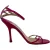 Jimmy Choo Enkelband Sandal Hakken in Roze Leer