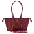 Kurt Geiger leren schoudertas Sloane bordeauxrood