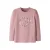 NAME IT MINI rechtvallende longsleeve met plooien en print – lila