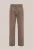 WE Fashion – Heren loose fit broek met bandplooi en elastische tailleband – Loose fit – Grijsgroen – Katoen –