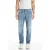 REPLAY GROVER straight leg jeans met slijtage – lichtblauw