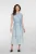 Geisha Dress Chambray & Tape 67050-70 Jurk 635 Jeansblue