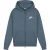 Malelions Men Splash Zip Hoodie | Slate/Bright Blue