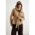 TRENDYOLMİLLA Dames Beige Effen Lang Regular fit Blazers