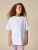 Next Shirt  violetblauw / wit