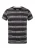 BLEND Shirt ‘Valle’  grijs / wit