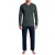 Tom Tailor Pyjama Nevada Streepdesign, lange mouw, V-hals, lange broek, ademend (2-delig)