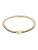 Philipp Plein Jewellery Armband ‘Plein Tennis Roya’  goud / zwart
