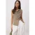 TRENDYOLMİLLA Dames Beige Effen Mouwloos Getailleerd Blouses