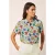 Evelina Walton blouse in ice cream