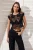 TRENDYOLMİLLA Dames Zwart Ajour Mouwloos Regular fit Blouses