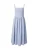 ABOUT YOU Zomerjurk ‘Viola’  duifblauw / wit