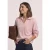 Poloshirt met lange mouwen in gemêleerde look