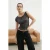 TRENDYOLMİLLA Dames Grijs Effen Kort Getailleerd Blouses