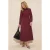 Dames maxi-jurk, plat model, lang, casual/dagelijks, A-lijn model, geschikt voor hijab